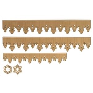 Anna Griffin AG-996H Snowflake Rosette Metal Cutting Dies Set